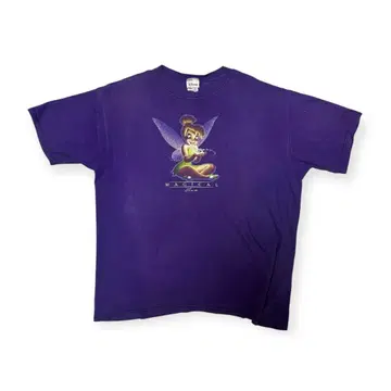 Disney vintage tee 팅커벨 피터팬