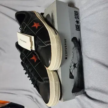 CONVERSE 원스타 블랙 오렌지스타