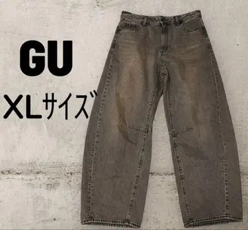 GU 지유 배럴 레그 청바지 XL