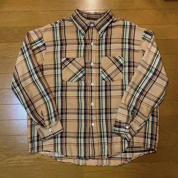 70s jc.penny BIGMAC 플란넬 체크 셔츠