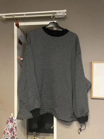 BALLOON STRIPES LONG SLEEVE T SHIRT
