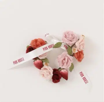 PINK HOUSE 핑크하우스 리본 부케 코사지 미사용 새상품