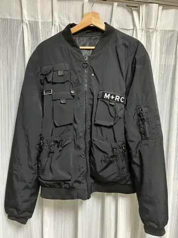 [ 레어 ] M+RC 블랙 MA-1 플라이트 자켓