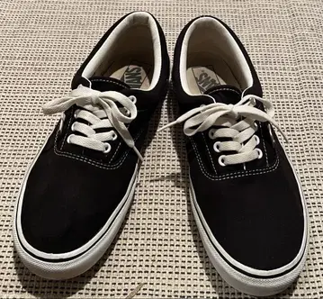 [ 레어 ] VANS ERA 블랙 화이트 캠퍼스 27.0