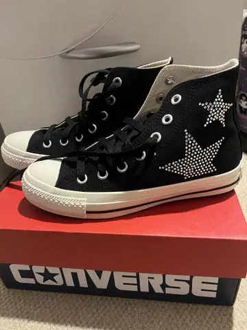 CONVERSE ALL STAR RHINESTONE ST HI 블랙