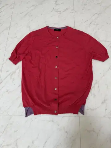 최종 가격 Paul Smith 가디건 반팔 RED L 사이즈