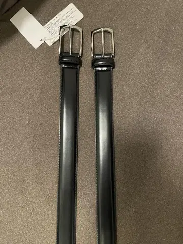 가마쿠라 셔츠 스무스 가죽 벨트 블랙