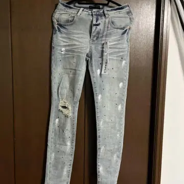 PURPLE BRAND 라이트 블루 데님 28
