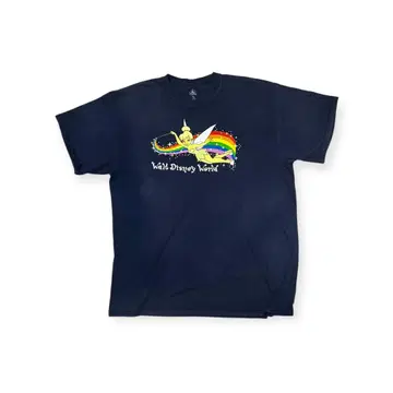 Disney vintage tee 팅커벨 피터팬