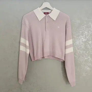 리랜드트루 택 포함 새상품 POLO BCS 콜라보 라거 폴로 니트 핑크