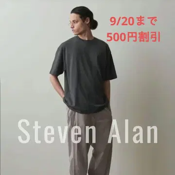 스티븐 앨런 T셔츠 다크 그레이 오버 사이즈