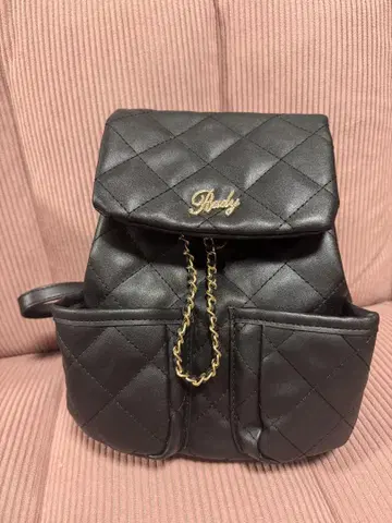 Rady 블랙 퀼팅 백팩