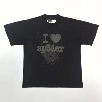 Sp5der 블랙 T셔츠 S사이즈 블랙 새상품급