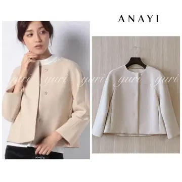 [ 507 ] 아나이 더블 크로스 크루 자켓 베이지 36