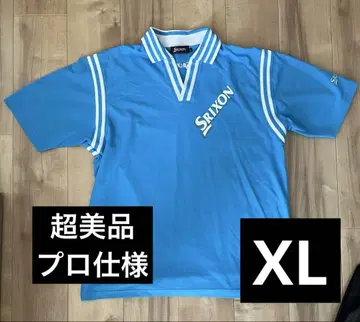 프로 사양 컨디션 최상 적자 각오 Srixon 라이트 블루 셔츠