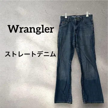 Wrangler 스트레이트 데님 인디고 블루