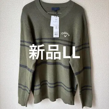 [ 새상품 ] Callaway 편직 크루넥 니트 LL