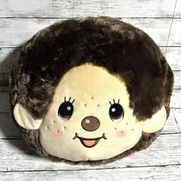 택 포함 새상품 몬치치 페이스 BIG 봉제 인형 쿠션