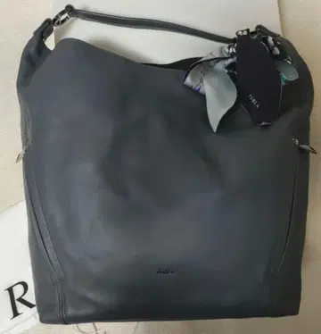 FURLA 훌라 대형 토트 호보 블루 그레이 [새상품급] 반두