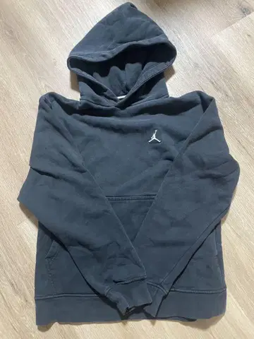 Jordan 블랙 후드 부착 후드티