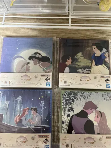 디즈니 프린세스 제일복권 캔버스 4종