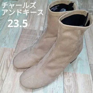 찰스앤키스 23.5 숏부츠 스웨이드 부드러운 지퍼