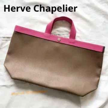 [ 새상품 ] 에르베샤 펠리에 705GP 보트형 스퀘어 토트 푸시아 토프