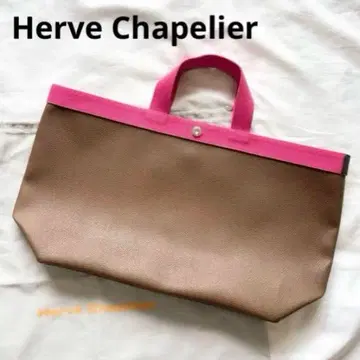 [ 새상품 ] 에르베샤 펠리에 705GP 보트형 스퀘어 토트 푸시아 토프