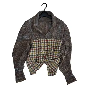 io comme io 이오이오 변형 가디건 울 100%