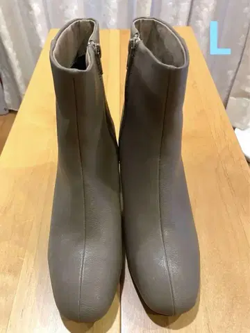 니코앤드 블록힐 부츠 그레이지 L