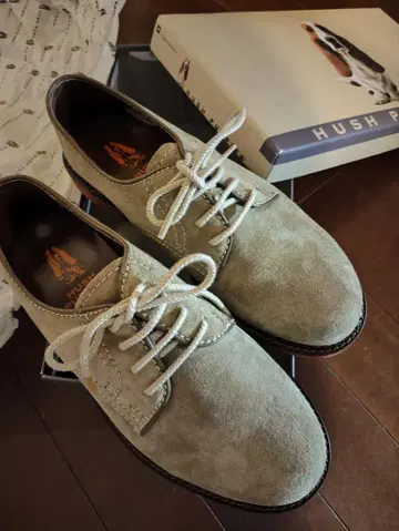 HUSH PUPPIES 스웨이드 신발 베이지