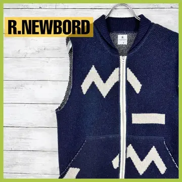 R.NEWBORD 아르뉴보르드 베스트 지퍼 네이비