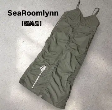 [컨디션 최상] Searoomlynn 레이스업 밀리터리 오버롤 스커트