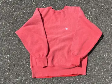 챔피온 리버스 위브 빨간색 L 오니페이드 90s USA 자수 택