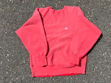 챔피온 리버스 위브 빨간색 L 오니페이드 90s USA 자수 택