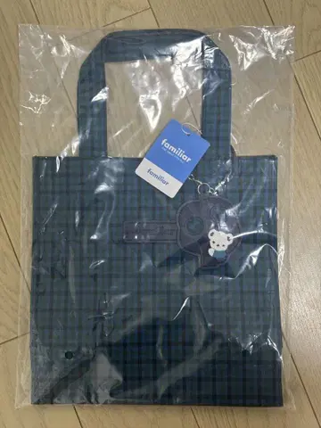 familiar 체크 무늬 토트백 작은 사이즈