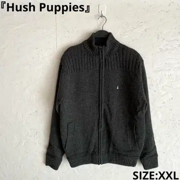 택 포함 새상품 [ Hush Puppies ] 풀집업 하이넥 니트 XXL