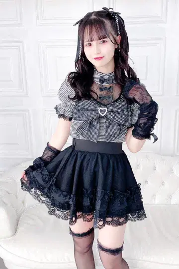 MARS PrincessMelody 레이스 겹침 볼륨 치마바지