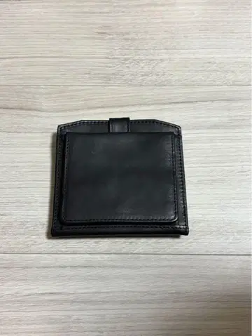 블랙 가죽 코인 케이스