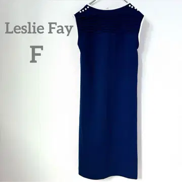 [ 새상품급 ] 레슬리 페이 Leslie Fay 슬리브리스 롱 원피스