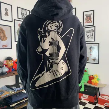 HYSTERIC GLAMOUR GUITAR GIRL HOODIE
