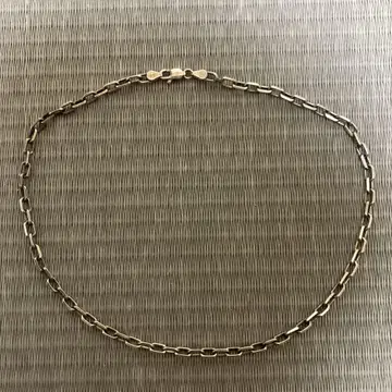 silver925 굵은 사각 체인 4.5mm 폭