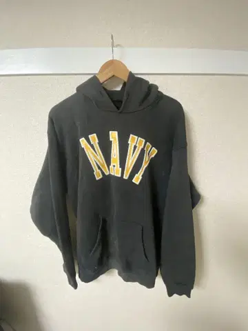 Soffe N.A.V.Y 블랙 후드티