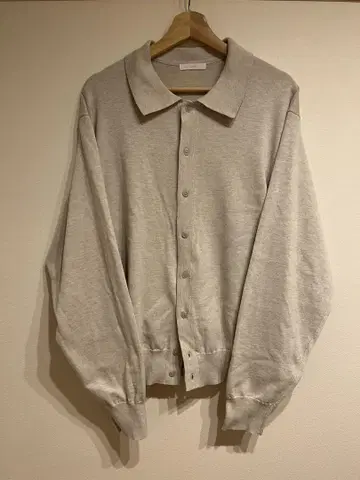 WYM T/C BASIC KNIT SHIRT CARDIGAN