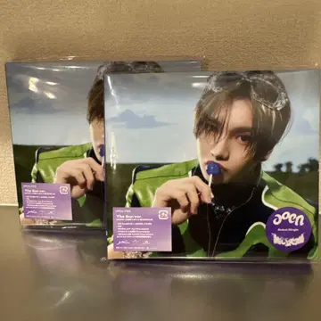 aoen 데뷔 싱글 파란 태양 2개 세트
