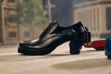 hazama 고질라 끌려가는 운명의 드레스 슈즈 가죽 신발