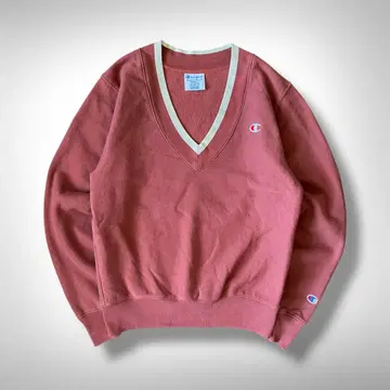 [ Champion ] 리버스 위브 V넥 맨투맨 S