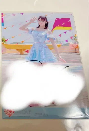 이코라부 타카마츠 히토미 친필 사인 브로마이드