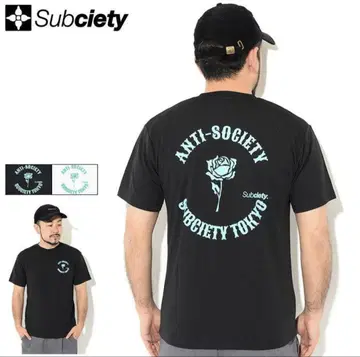 Subciety 셔츠 반팔 Subciety 남성용 에티 드라이 XL