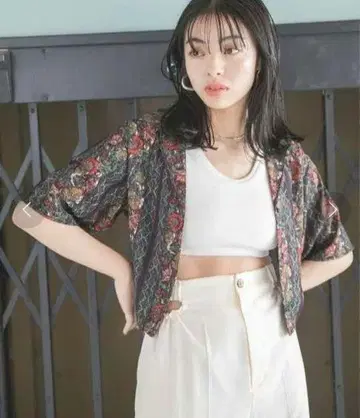 JEANASIS 패턴 모듬 숏 셔츠